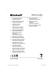 EINHELL TE-CD 14,4-2 2B Li Originalbetriebsanleitung