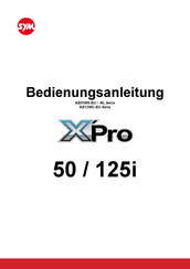 Sym XPro 50 Bedienungsanleitung