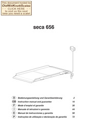Seca 656 Bedienungsanleitung Und Garantieerklärung