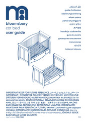 mothercare bloomsbury F8583 Bedienungsanleitung