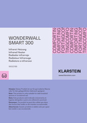 Klarstein WONDERWALL SMART 300 Bedienungsanleitung