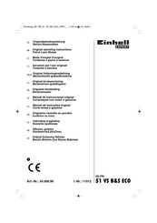 EINHELL Expert GE-PM 51 VS B&S ECO Originalbetriebsanleitung