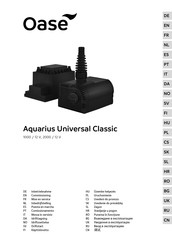 Oase Aquarius Universal Classic 2000 / 12 V Bedienungsanleitung