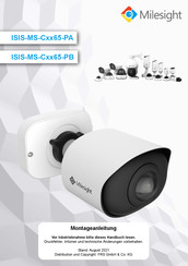 Milesight ISIS-MS-C 65-PA Serie Montageanleitung
