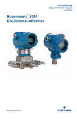 Emerson Rosemount 3051 Kurzanleitung