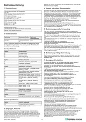 Pepperl+Fuchs LVL-M3 Betriebsanleitung