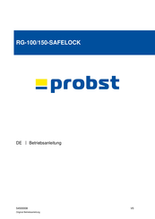 probst RG-100-SAFELOCK Betriebsanleitung