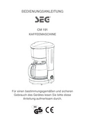 Seg CM 191 Bedienungsanleitung