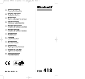 EINHELL FSM 418 Bedienungsanleitung