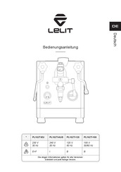 Lelit PL162T-EU Bedienungsanleitung
