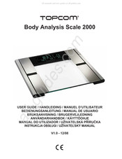 Topcom Body Analysis Scale 2000 Bedienungsanleitung