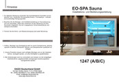 EAGO EO-SPA 1247 Installations- Und Bedienungsanleitung