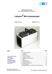 KNF LABOPORT N938.50 KT.18 Betriebsanleitung