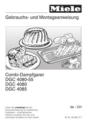 Miele DGC 4080-55 Gebrauchs- Und Montageanweisung