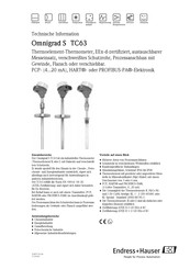 Endress+Hauser Omnigrad S TC63 Technische Information