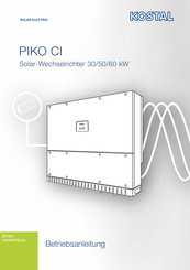 Kostal PIKO CI 30 kW Bedienungsanleitung