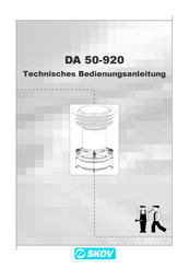 Skov DA 50-920 Technische Bedienungsanleitung
