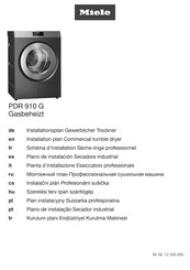 Miele PDR 910 G Installationsplan