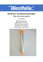 Westfalia 60 08 32 Originalanleitung