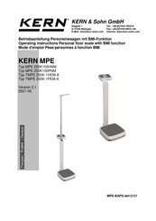 KERN MPE-Serie Betriebsanleitung