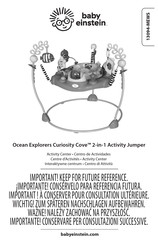 Baby Einstein Ocean Explorers Curiosity Cove 2-in-1 Activity Jumper Bedienungsanleitung