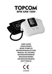 Topcom BPM ARM 1600f Bedienungsanleitung