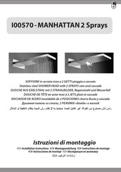 Bossini I00570 MANHATTAN 2 Sprays Montageanleitung