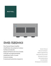 Rotel RMB-1585MKII Bedienungsanleitung