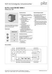 Pilz PNOZ X3.10P Bedienungsanleitung