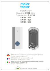 Meier Tobler EURO E M EH I 200 Bedienungsanleitung