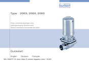 bürkert 2065 Schnellstartanleitung