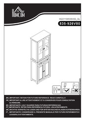 HOMCOM 835-926V80 Montageanleitung