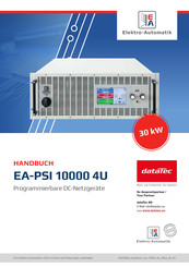 Elektro-Automatik EA-PSI 10000 4U Handbuch