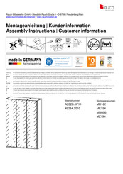 Rauch MM893 A332B.0PY1 Montageanleitung