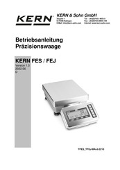 KERN FEJ 33K-4M Betriebsanleitung