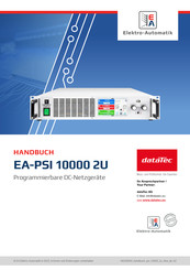 Elektro-Automatik EA-PSI 10000 2U Handbuch