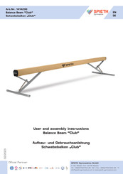 SPIETH Gymnastics 1414230 Aufbau- Und Gebrauchsanleitung