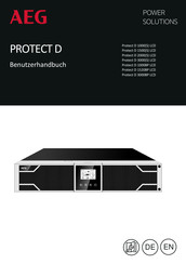 AEG Protect D 1500 LCD Benutzerhandbuch