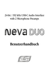 ESI Neva Duo Benutzerhandbuch