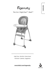 Kids II ingenuity Trio 3-in-1 High Chair - Nash Bedienungsanleitung