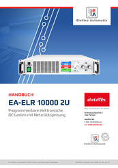 Elektro-Automatik EA-ELR 10000 2U Handbuch