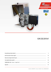 Bühler technologies GAS 222.20 Ex1 Kurzanleitung
