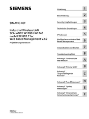 Siemens SIMATIC NET SCALANCE W1740 Projektierungshandbuch