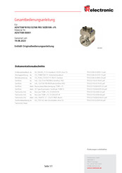 TR-Electronic AD582 Serie Benutzerhandbuch