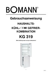 Bomann KG 319 Gebrauchsanweisung