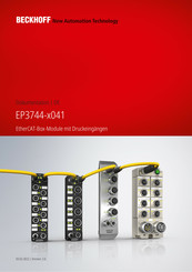 Beckhoff EP3744 041 Serie Dokumentation