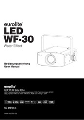 EuroLite LED WF-30 Wassereffekt Bedienungsanleitung