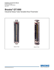 Brooks Instrument GT1000 Bedienungsanleitung