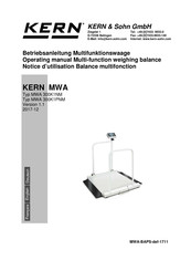 KERN MWA 300K-1NM Betriebsanleitung