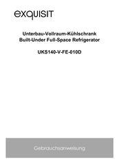 exqusit UKS140-V-FE-010D Gebrauchsanweisung